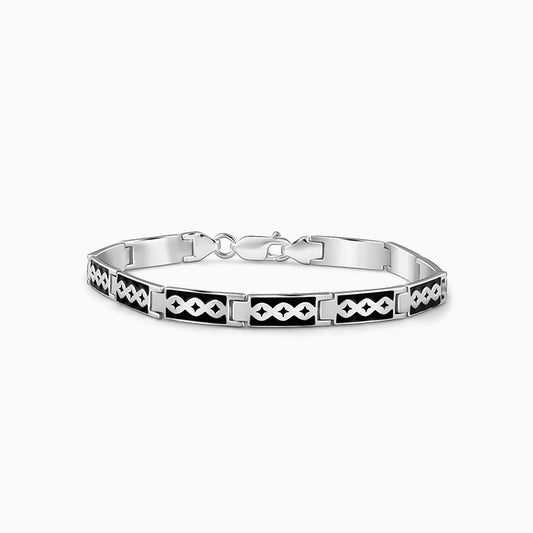 Silver Eternal Knot Bracelet For Him