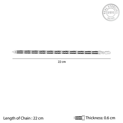 Silver Eternal Knot Bracelet For Him