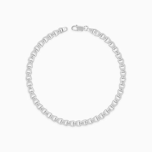 Silver Chroma Chain Bracelet For Him