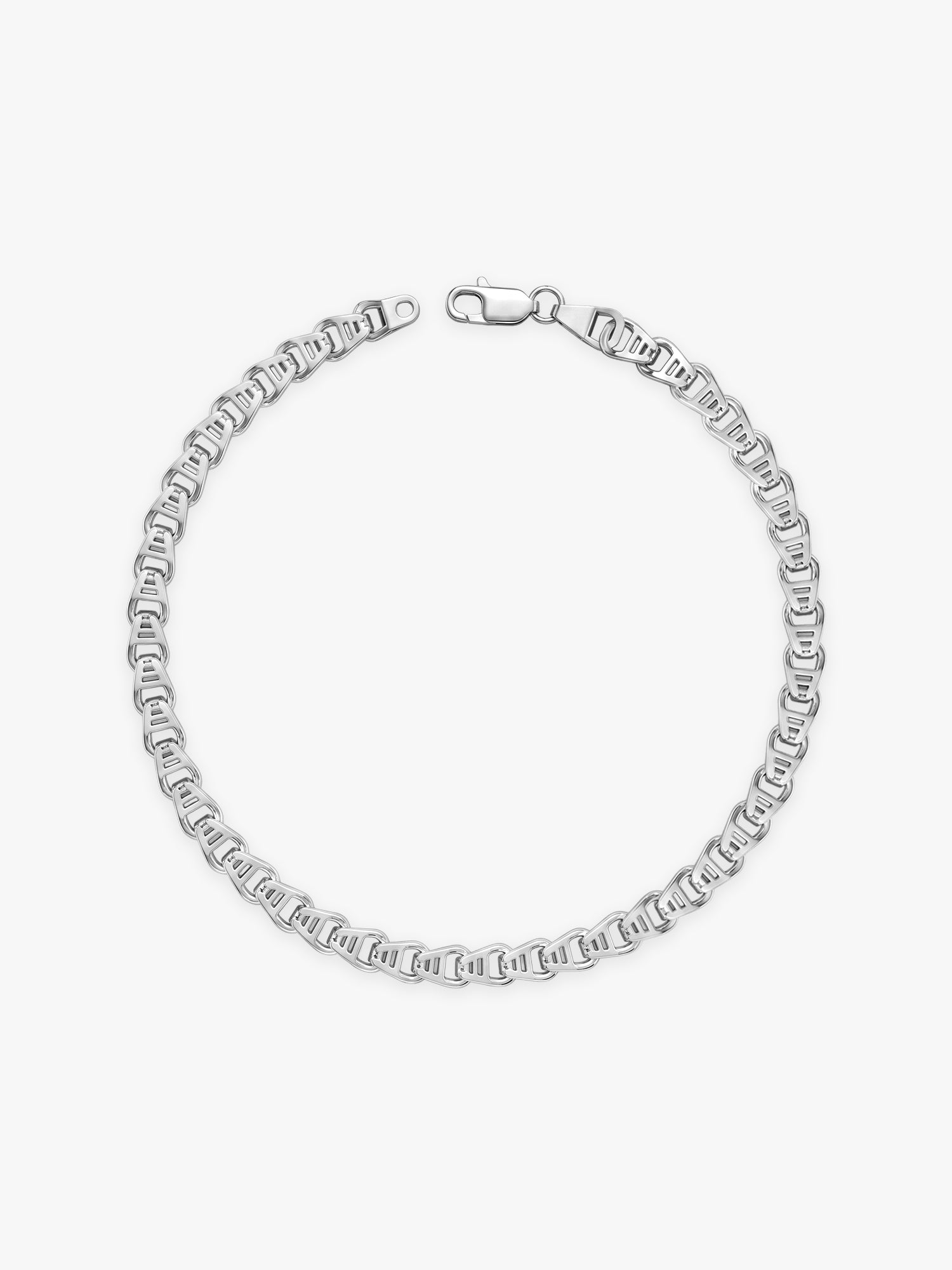 Silver Chroma Chain Bracelet For Him