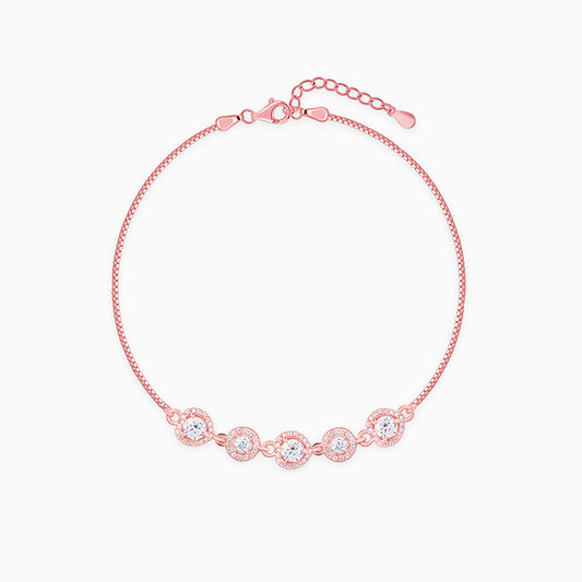 Rose Gold Halo Harmony Bracelet
