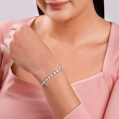 Silver Noir Glow Bracelet