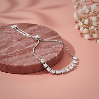 Silver Noir Glow Bracelet