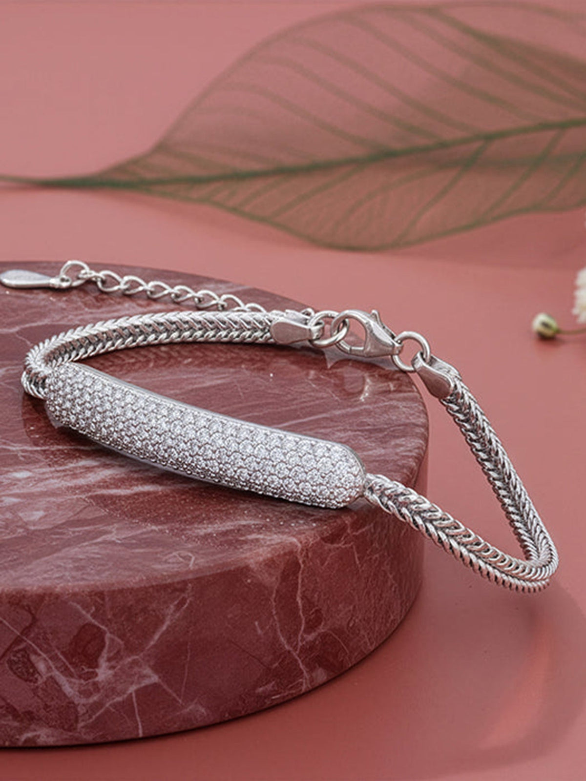 Silver Bar of Light Bracelet