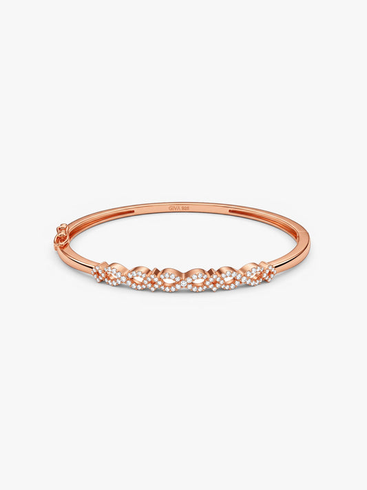 Rose Gold Infinite Joy Cuff Bracelet