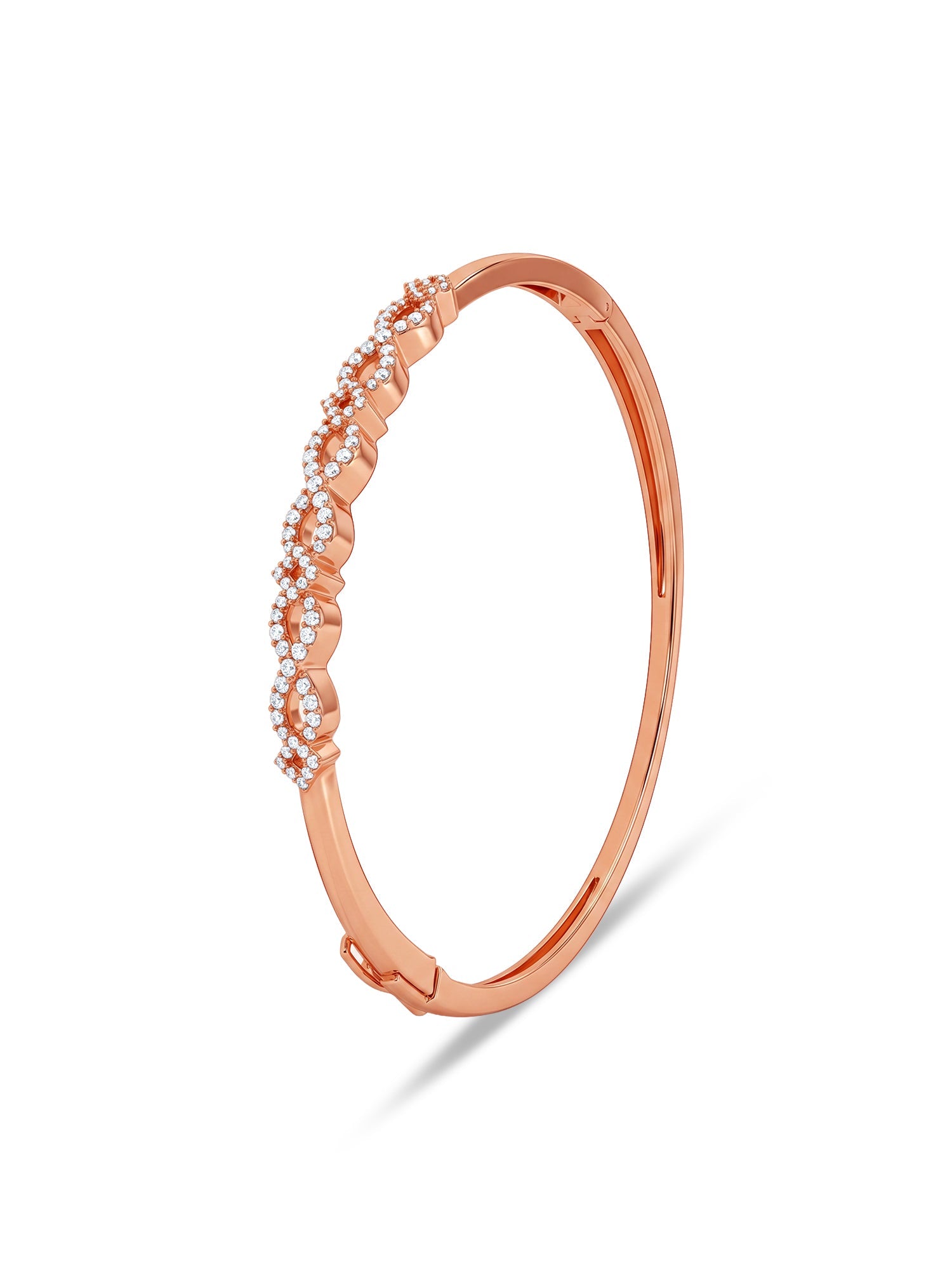 Rose Gold Infinite Joy Cuff Bracelet