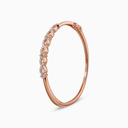 Rose Gold Infinite Joy Cuff Bracelet