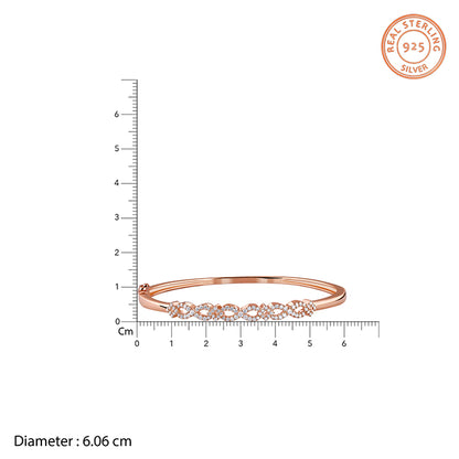Rose Gold Infinite Joy Cuff Bracelet