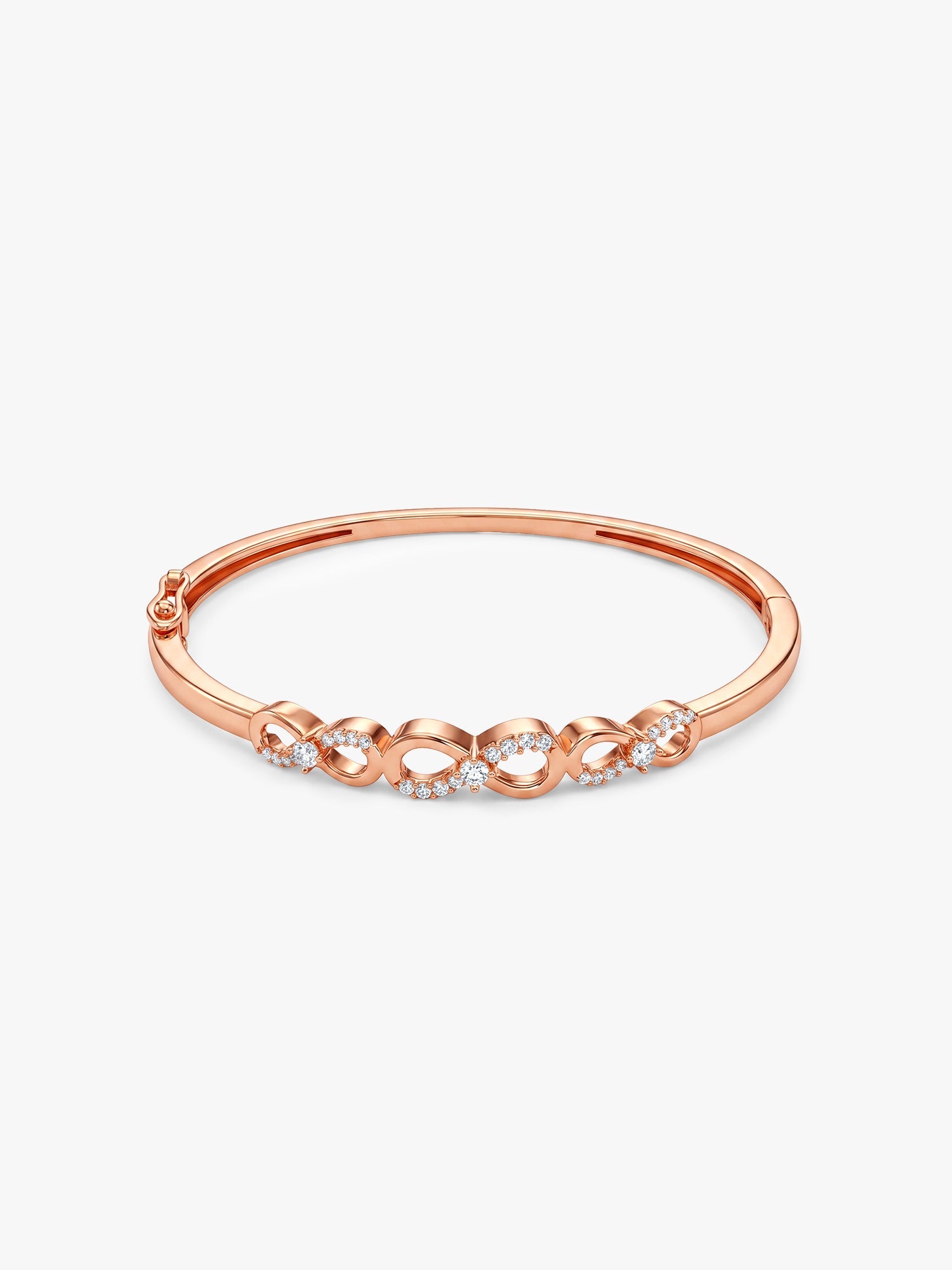 Rose Gold Foreverloop Cuff Bracelet (Size 2.6)