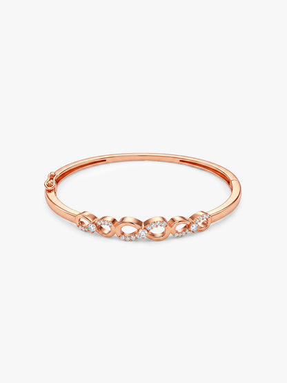 Rose Gold Foreverloop Cuff Bracelet (Size 2.6)
