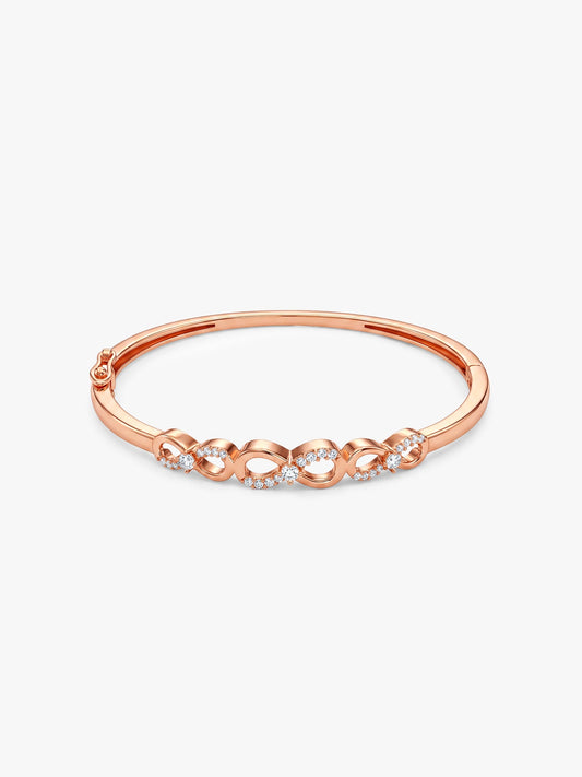 Rose Gold Foreverloop Cuff Bracelet (Size 2.6)