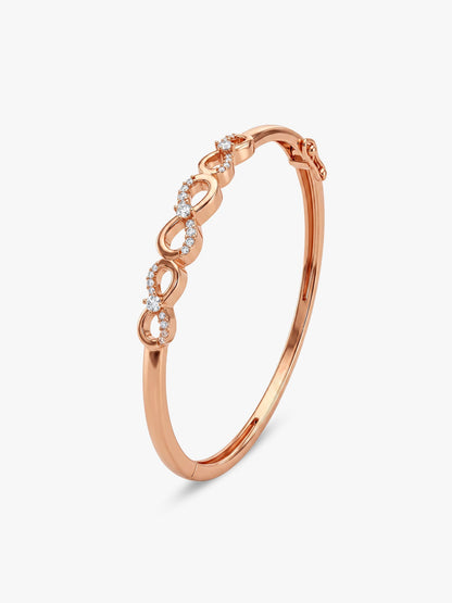 Rose Gold Foreverloop Cuff Bracelet (Size 2.6)