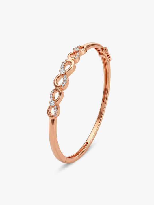Rose Gold Foreverloop Cuff Bracelet (Size 2.6)