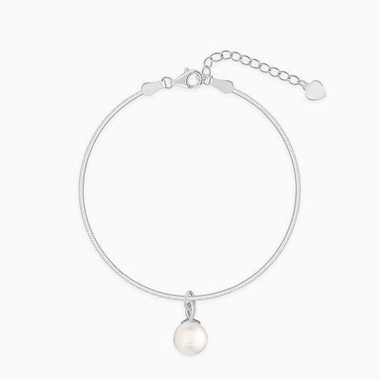 Silver Pearly Shine Bracelet