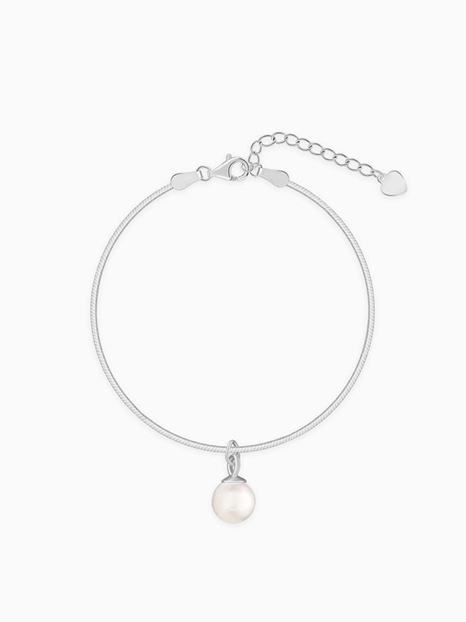 Silver Pearly Shine Bracelet