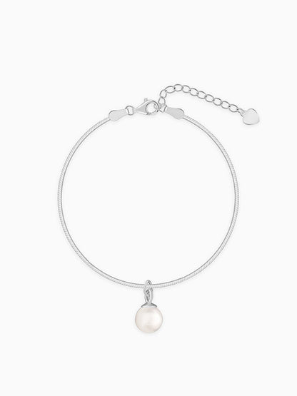 Silver Pearly Shine Bracelet