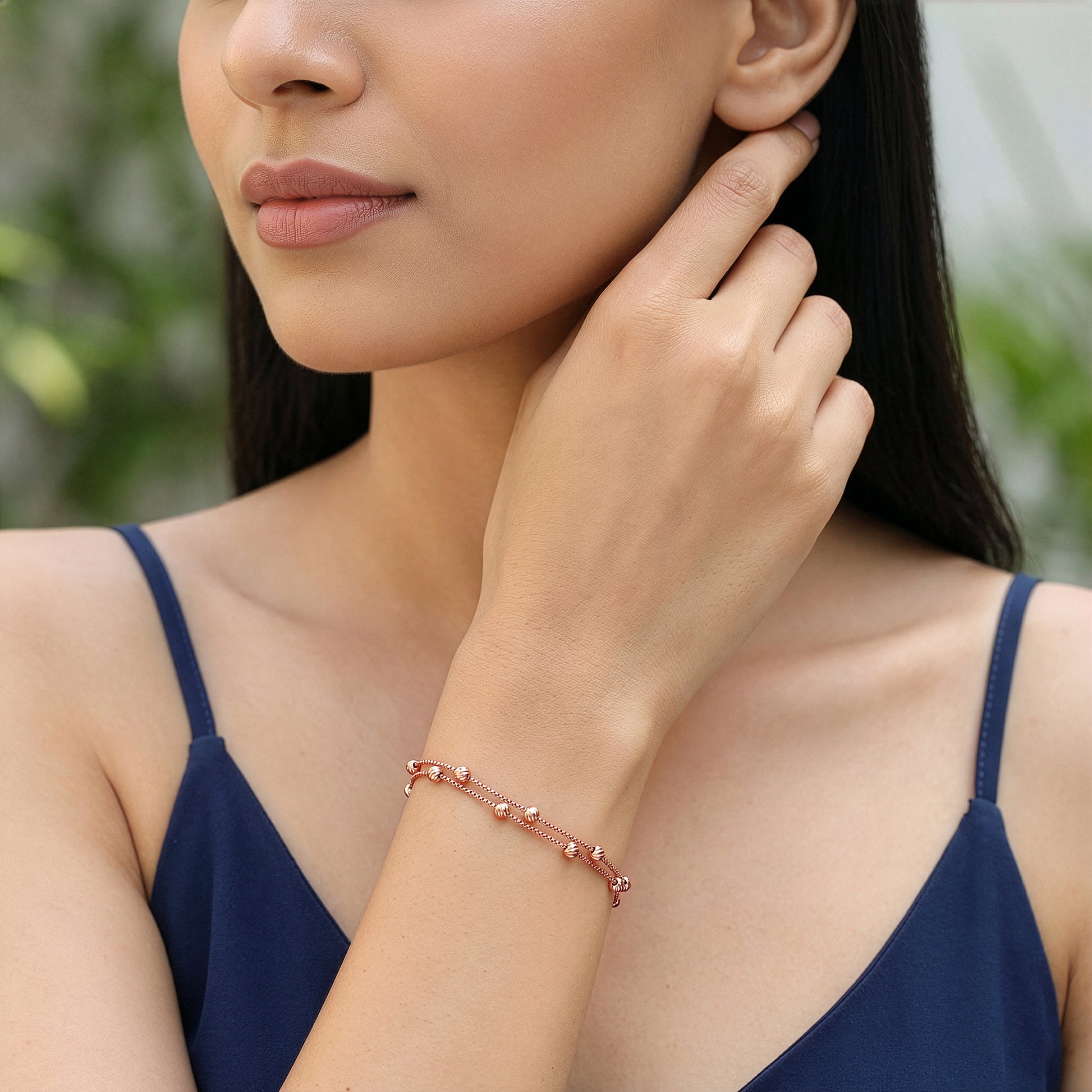 Rose Gold Born This Way Bracelet