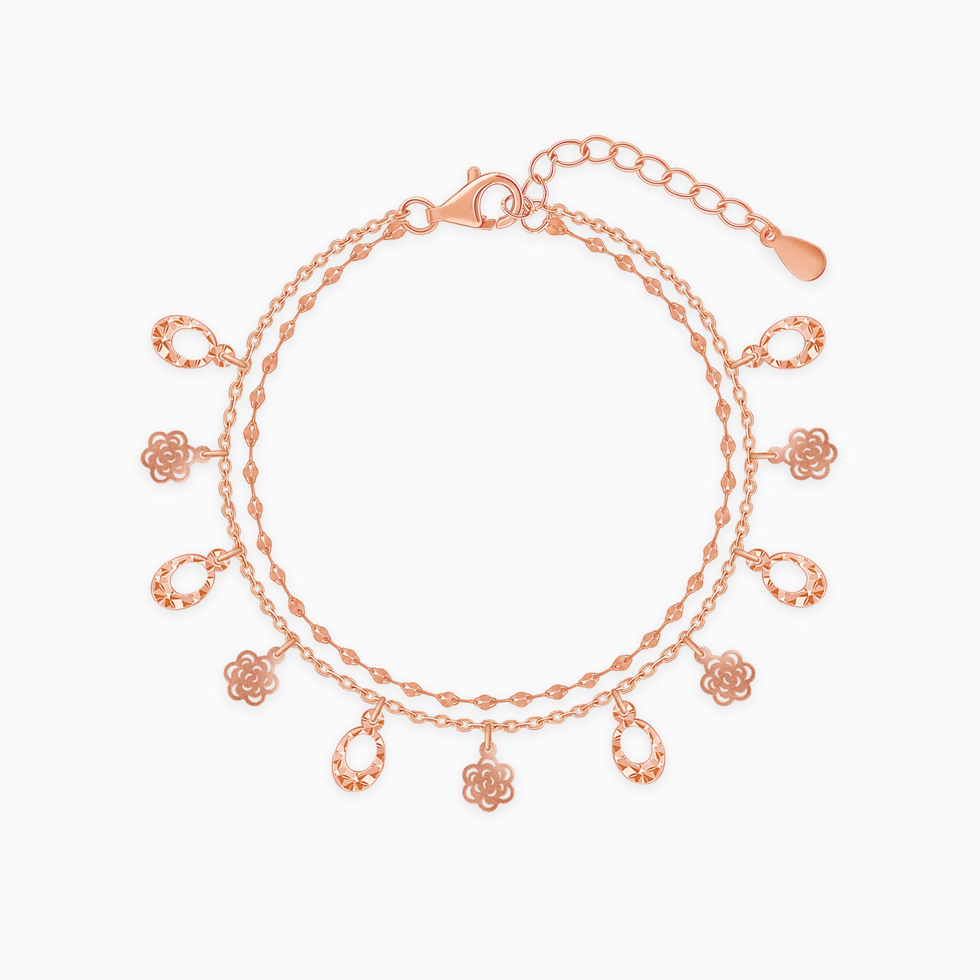 Rose Gold Without Me Bracelet