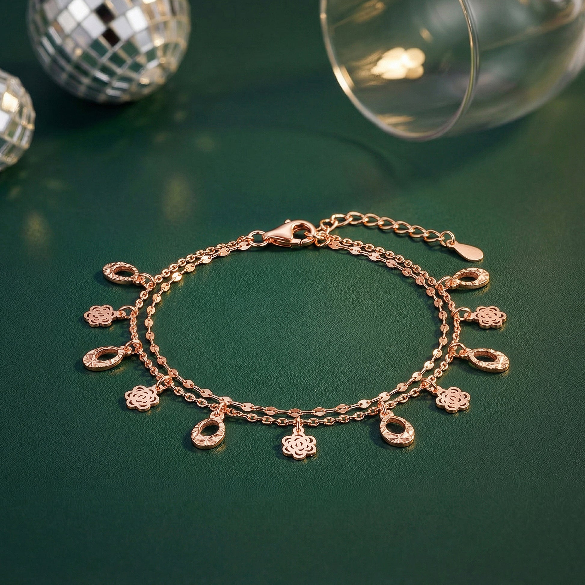 Rose Gold Without Me Bracelet