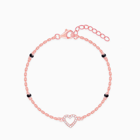 Rose Gold Dashing Love Mangalsutra Bracelet