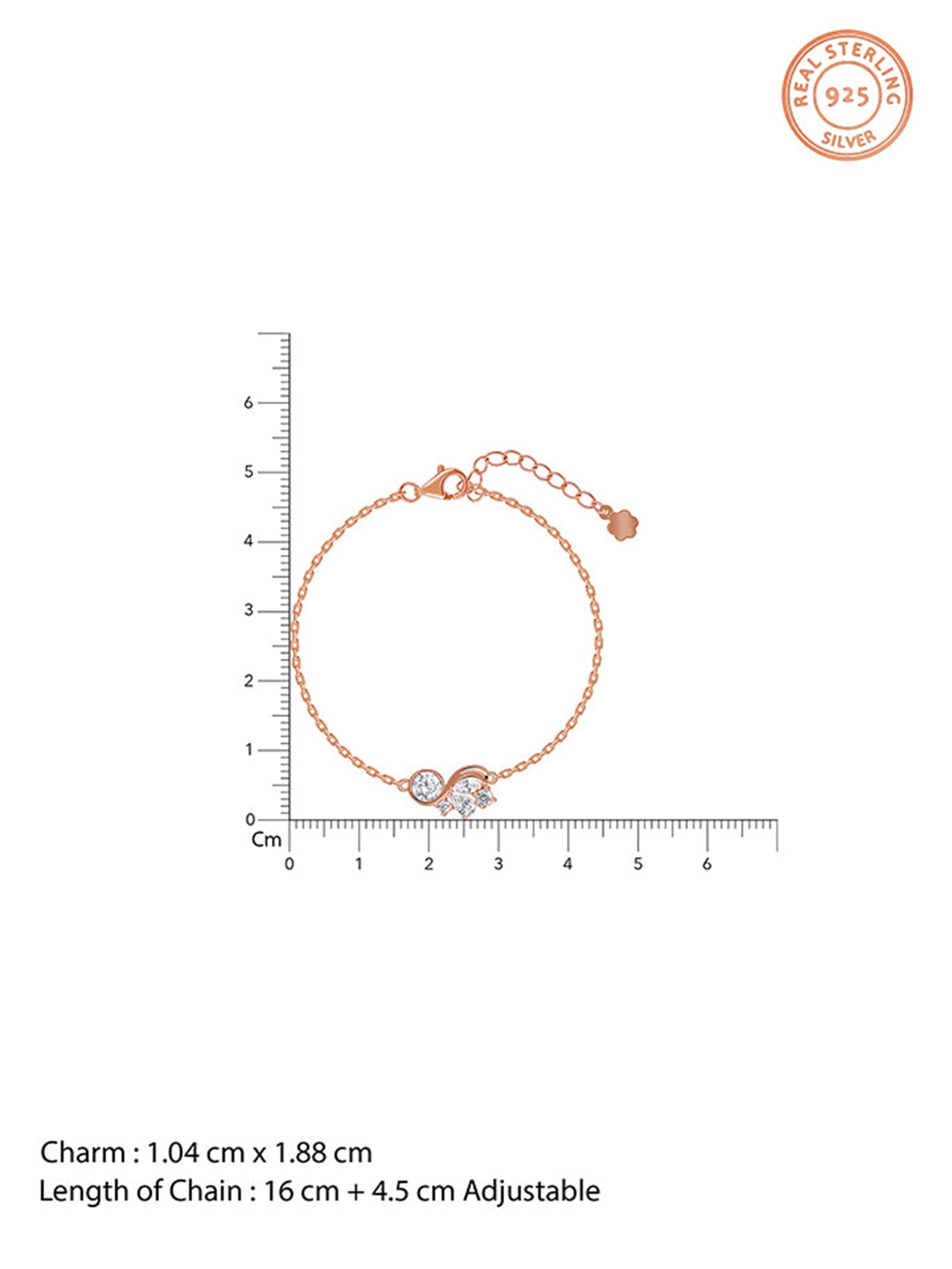 Rose Gold Dancing Queen Bracelet