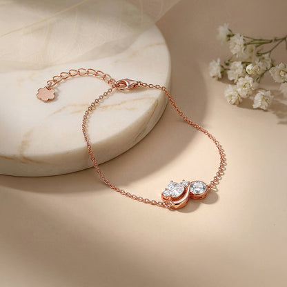 Rose Gold Dancing Queen Bracelet