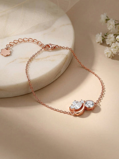Rose Gold Dancing Queen Bracelet