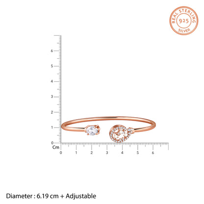 Rose Gold Good For You Cuff Bracelet