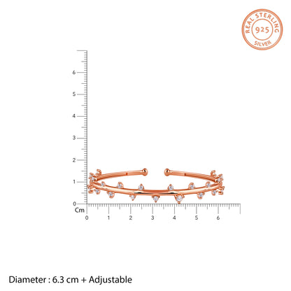 Rose Gold Beautiful Things Cuff Bracelet