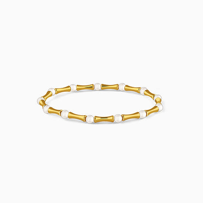 Golden Twinkle Pearl Bracelet