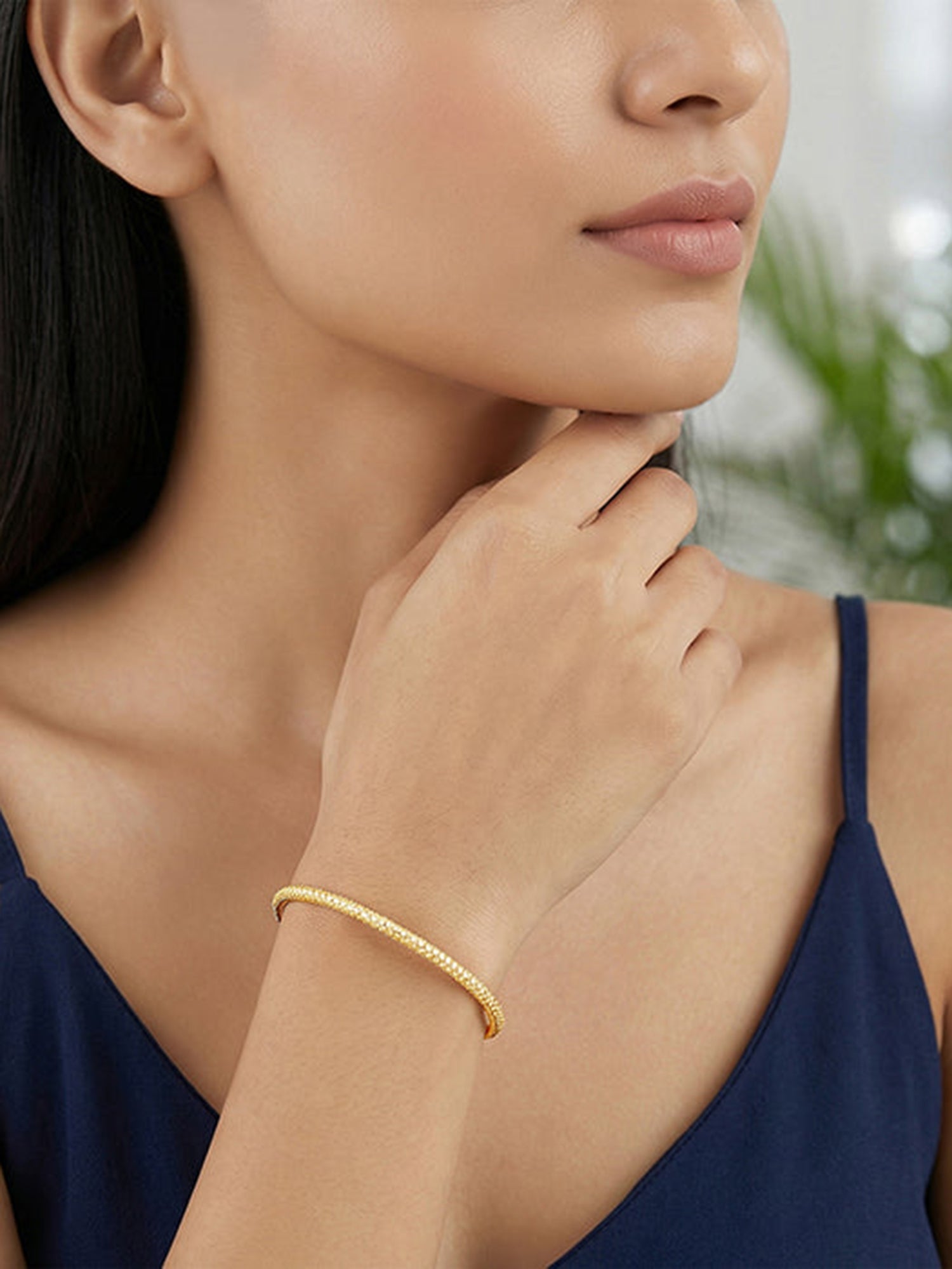 Golden Zivara Weave Bracelet
