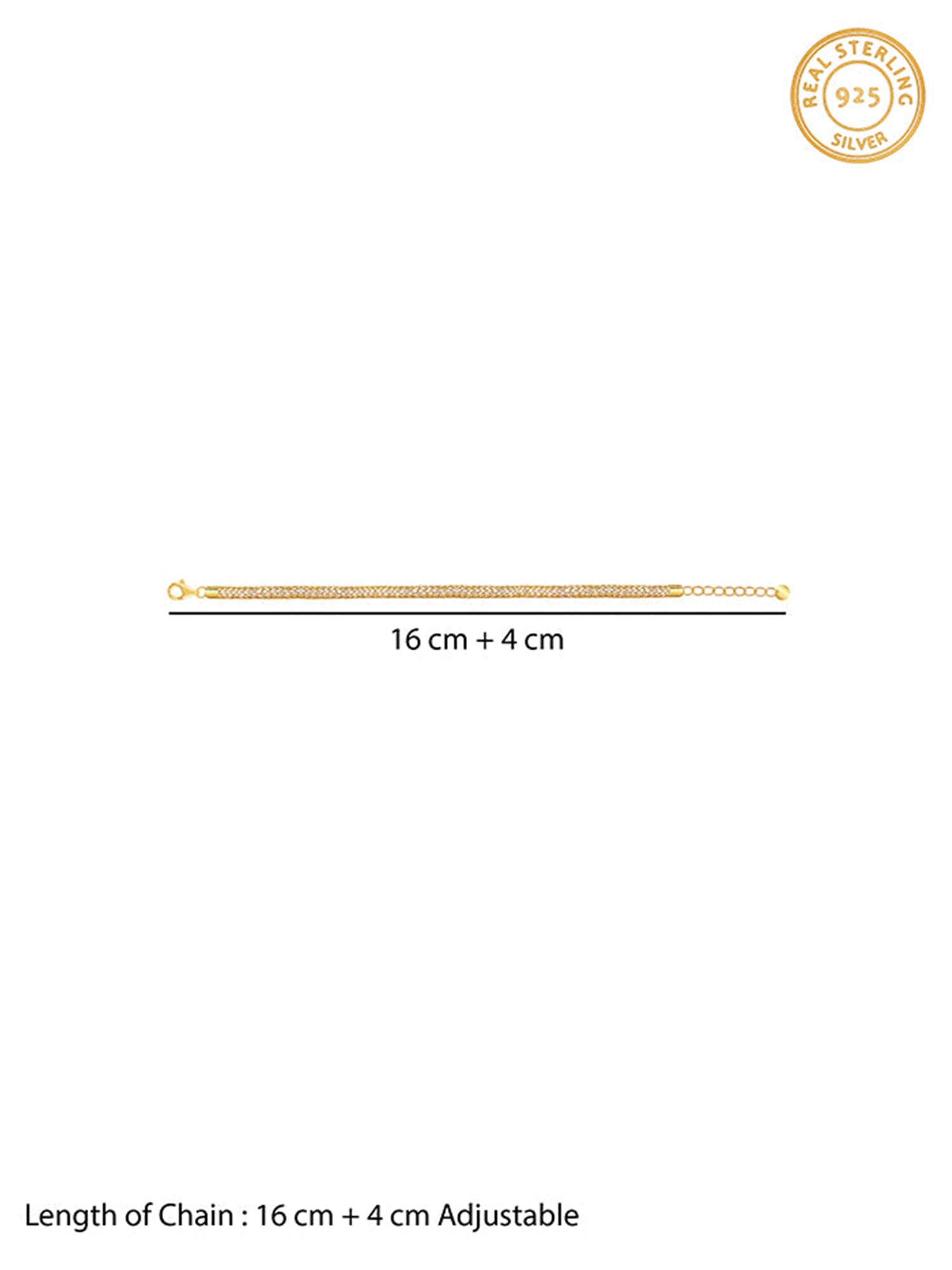 Golden Zivara Weave Bracelet