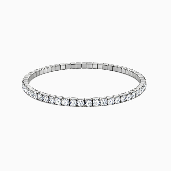 Silver Light Track Tennis Bracelet (Size 2.4)
