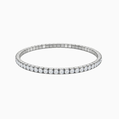 Silver Light Track Tennis Bracelet (Size 2.4)
