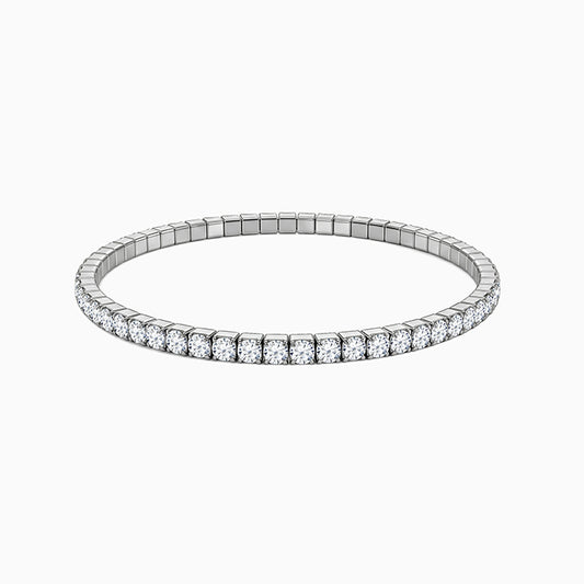 Silver Light Track Tennis Bracelet (Size 2.4)
