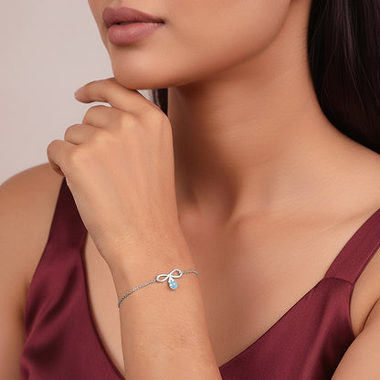 Silver Only Us Bracelet