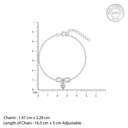 Silver Only Us Bracelet