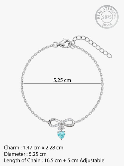 Silver Only Us Bracelet