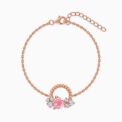 Rose Gold Heartbound Bracelet