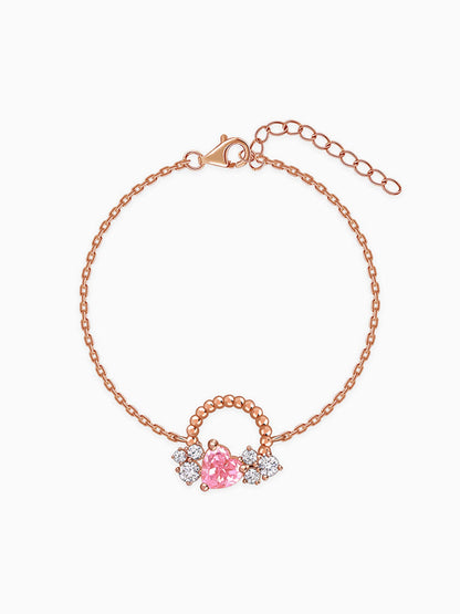 Rose Gold Heartbound Bracelet