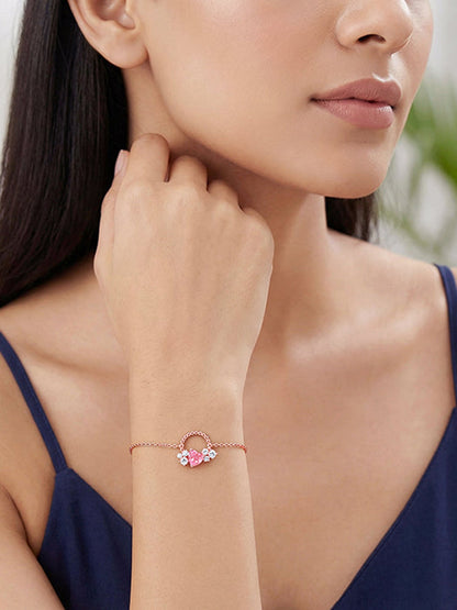 Rose Gold Heartbound Bracelet
