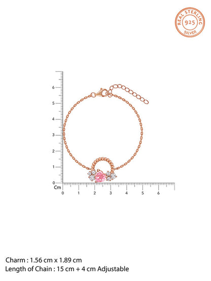 Rose Gold Heartbound Bracelet