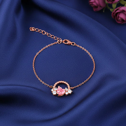 Rose Gold Heartbound Bracelet