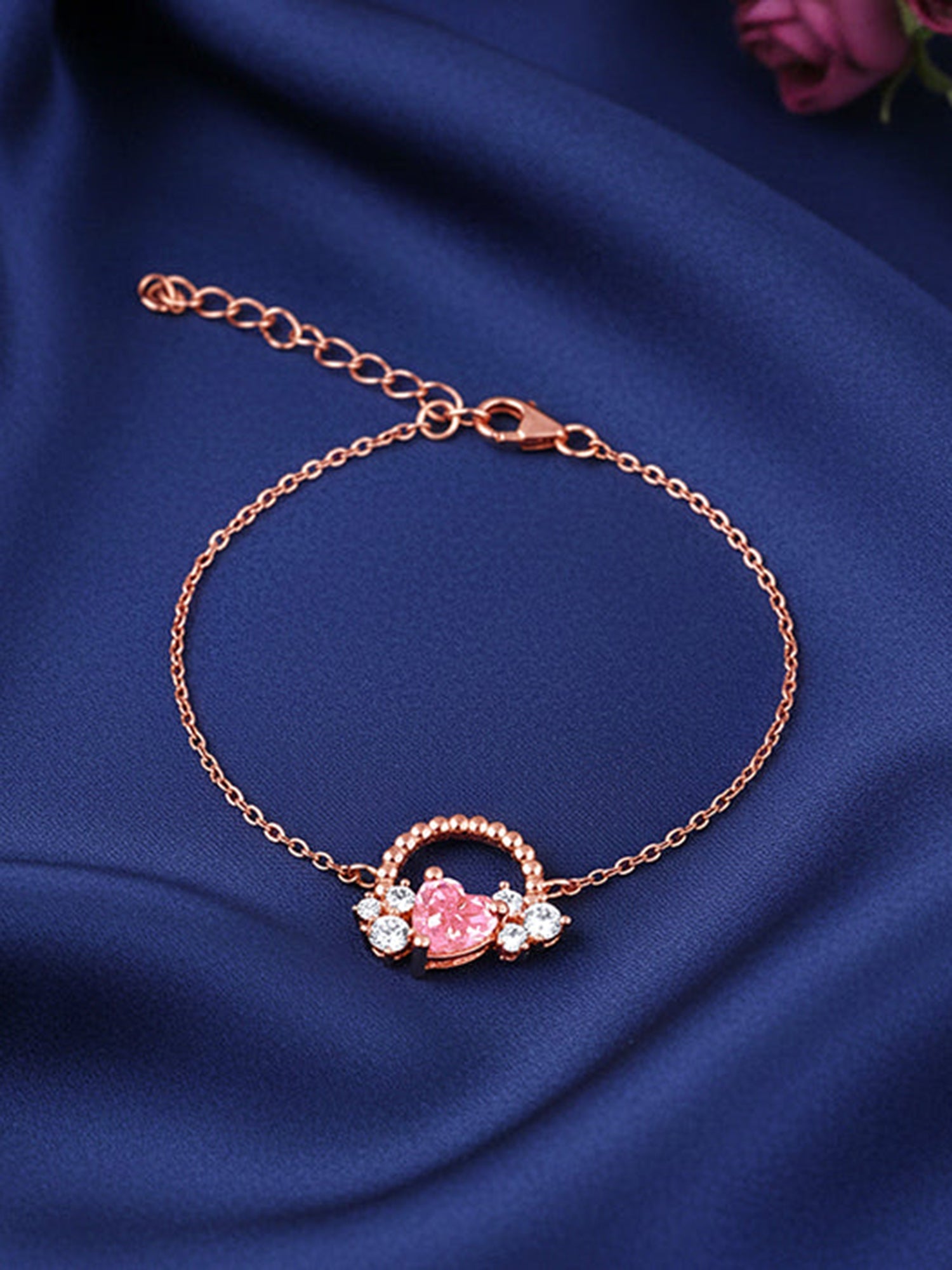 Rose Gold Heartbound Bracelet