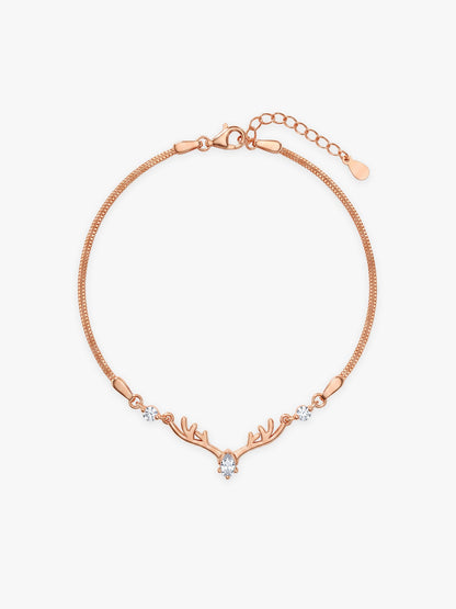 Rose Gold Deer Bracelet