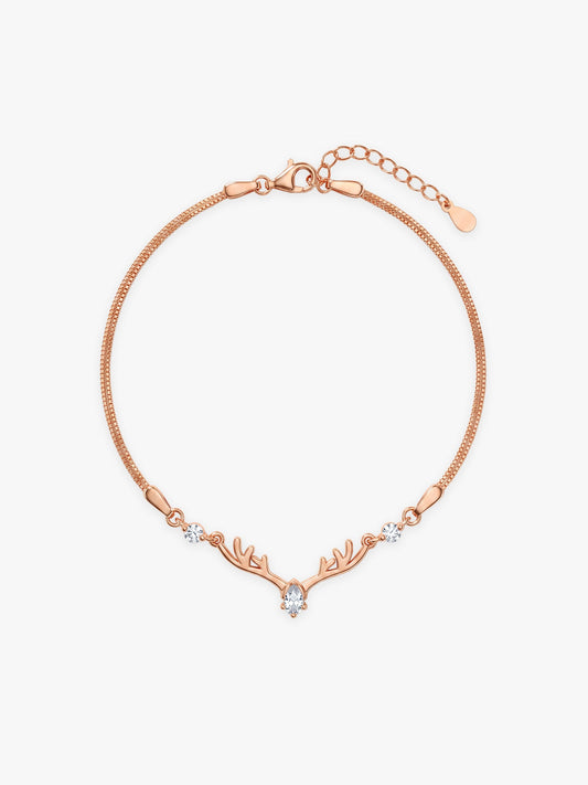 Rose Gold Deer Bracelet