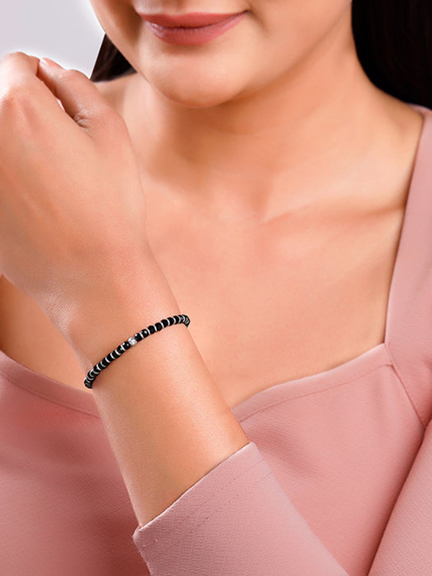 Silver Midnight Gleam Bracelet