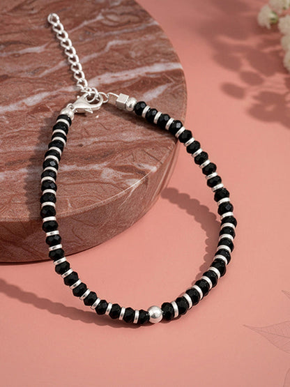 Silver Midnight Gleam Bracelet