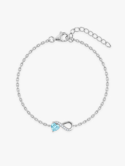 Silver Hearts Whisper Bracelet
