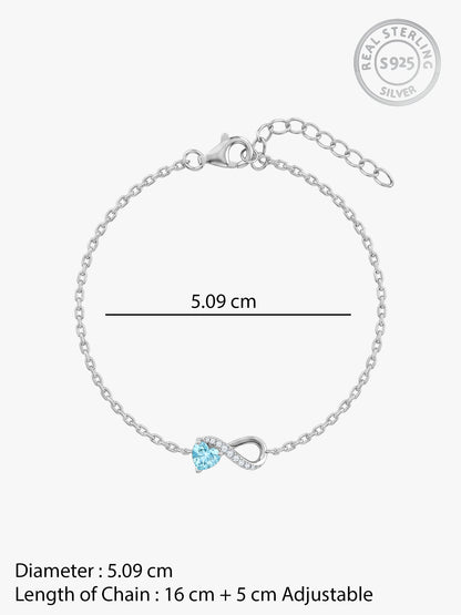Silver Hearts Whisper Bracelet